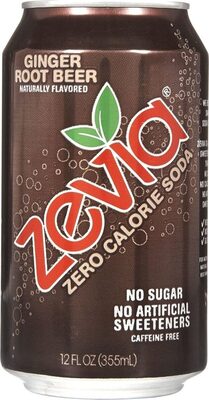 Zero Calorie Soda - Ginger Root Beer Naturally Flavored