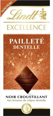 Excellence Noir Craquant Pailleté Gaufrette