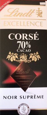 Excellence Noir Suprême Corsé 70% Cacao