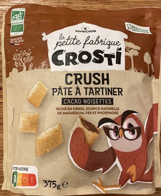 Céréales Crush pâte à tartiner