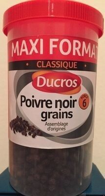 Poivre noir grains - maxi format classique
