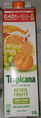 Tropicana Pure premium réveil fruité 1,1 L