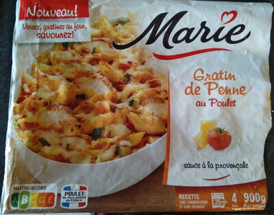 Gratin de penne au poulet