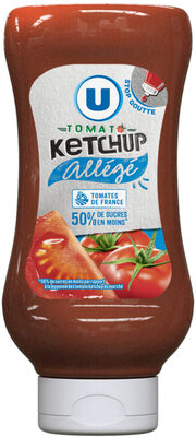 Ketchup allegé 50% de sucre en moins 540g