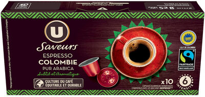 Café Capsules MAXWELL espresso Colombie - compatible NESPRESSO - x10