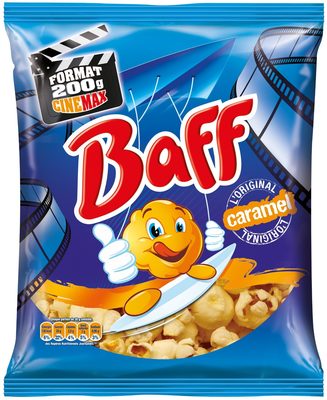 Pop corn baff caramel 200g sachet