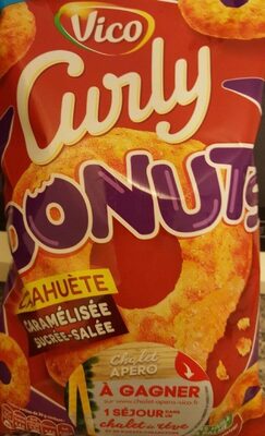 Curly donuts cacahuètes