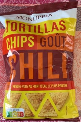 Tortillas Chips goût Chili