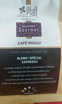 Café moulu 100% arabica grand cru