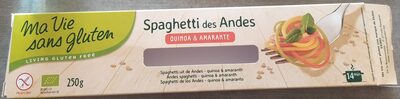 Spaghetti Des Andes 3 Céréales Bio - 250 G - Ma Vie Sans Gluten
