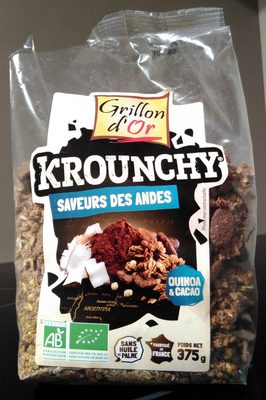 Krounchy Saveur des Andes Quinoa et Cacao