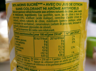 7UP Lemon Lemon Citronnade gazeuse citron 1,25 L