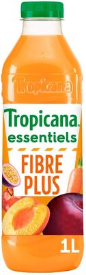 Tropicana Essentiels Fibre plus pomme, prune, abricot, fruit de la passion, carotte & fibres 1 L