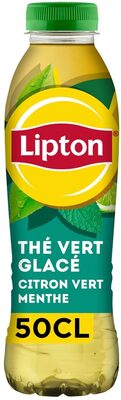 Lipton Thé vert glacé saveur citron vert menthe