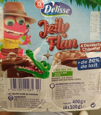 Jelly flan