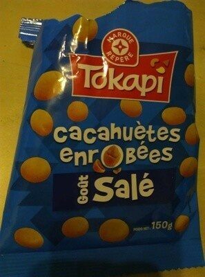 Cacahuetes enrobées goût salé