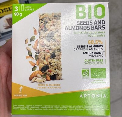 BIO seeds and almonds bars