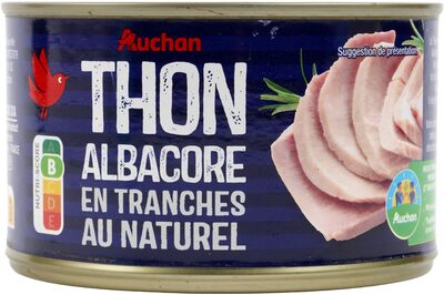 Thon Albacore en tranches au naturel