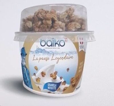 Yaourt granola noisette