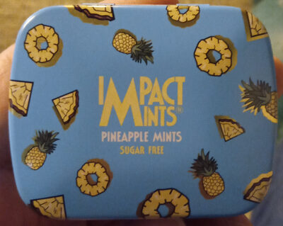 Pineapple flavoured mints sugar free