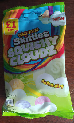 Skittles Crazy Sours Squishy Cloudz