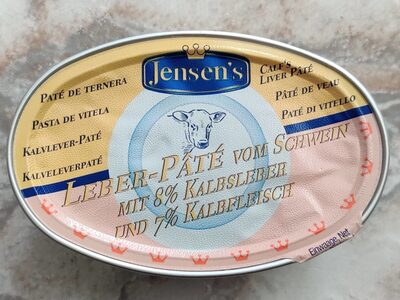 Leber-Paté vom Schwein mit 8% Kalbsleber und 7% Kalbfleisch