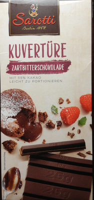 Kuvertüre Zartbitterschokolade