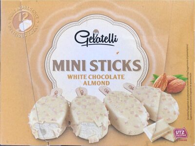 Mini Sticks White Chocolate Almond