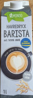 Havredryck barista