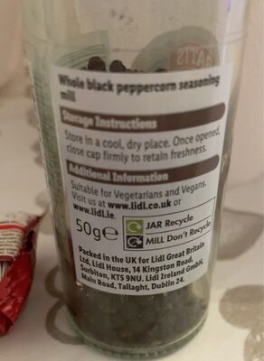 Black Peppercorn Grinder