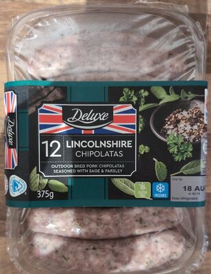 Lincolnshire Pork Chipolata Sausages