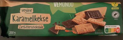 Vegan Cookies Dark chocolate and caramel