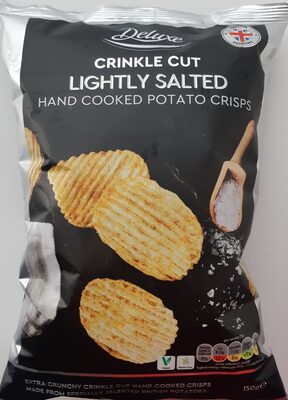 RIDGE CUT SEA SALTED HAND COOKED POTATO CRISPS