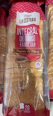 Pan integral de trigo familiar