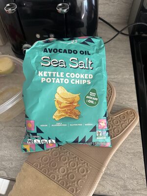 Kettle Cooked Potato Chips Sea Salt