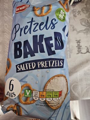 Baked Salted Pretzels