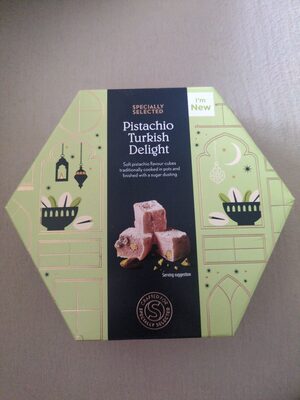 Turkish Delight Soft pistachio flavour cubes tradi