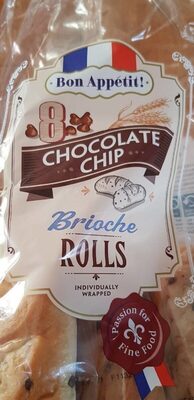 Chocolate Chip Brioche Rolls