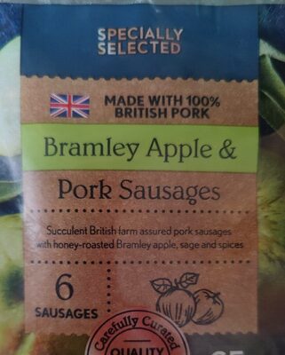 6 Bramley Apple Pork Sausages