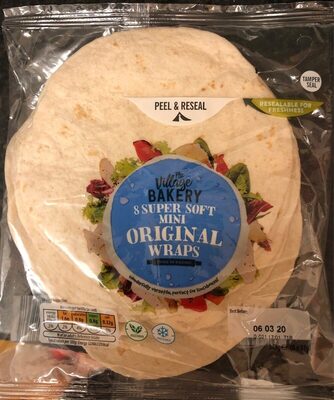 Tortilla Wraps Mini White