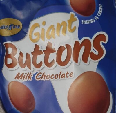 GIANT buttons MILK CHOCOLATE