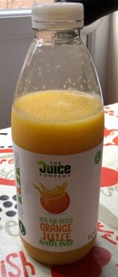 Aldi orange juice with jucy bits