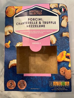 Wild porcini mushroom & truffle mezzelune