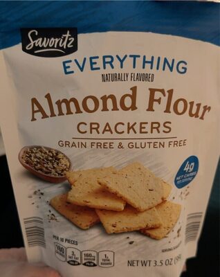 Everything Almond Flour Crackers