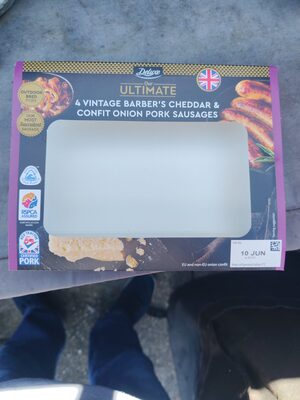 Vintage Barber's Cheddar Confit Onion Pork Sausages