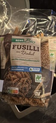 Rewe Bio Fussilli Dinkel-Vollkorn 500g 1.55€ 1kg 3.10€