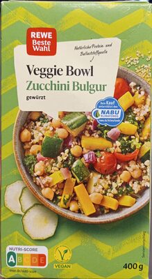 Veggie Bowl Zucchini Bulgur 4337256686068 Gemüsemischung mit Kichererbsen und Bulgurweizen, gewürzt, tiefgefroren