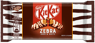Kit kat zebra dark & white