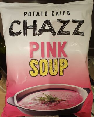 Pink Soup potato chips