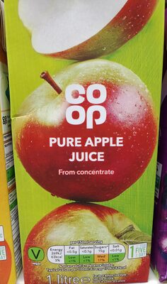 Co-op Pure Apple Juice 1ltr